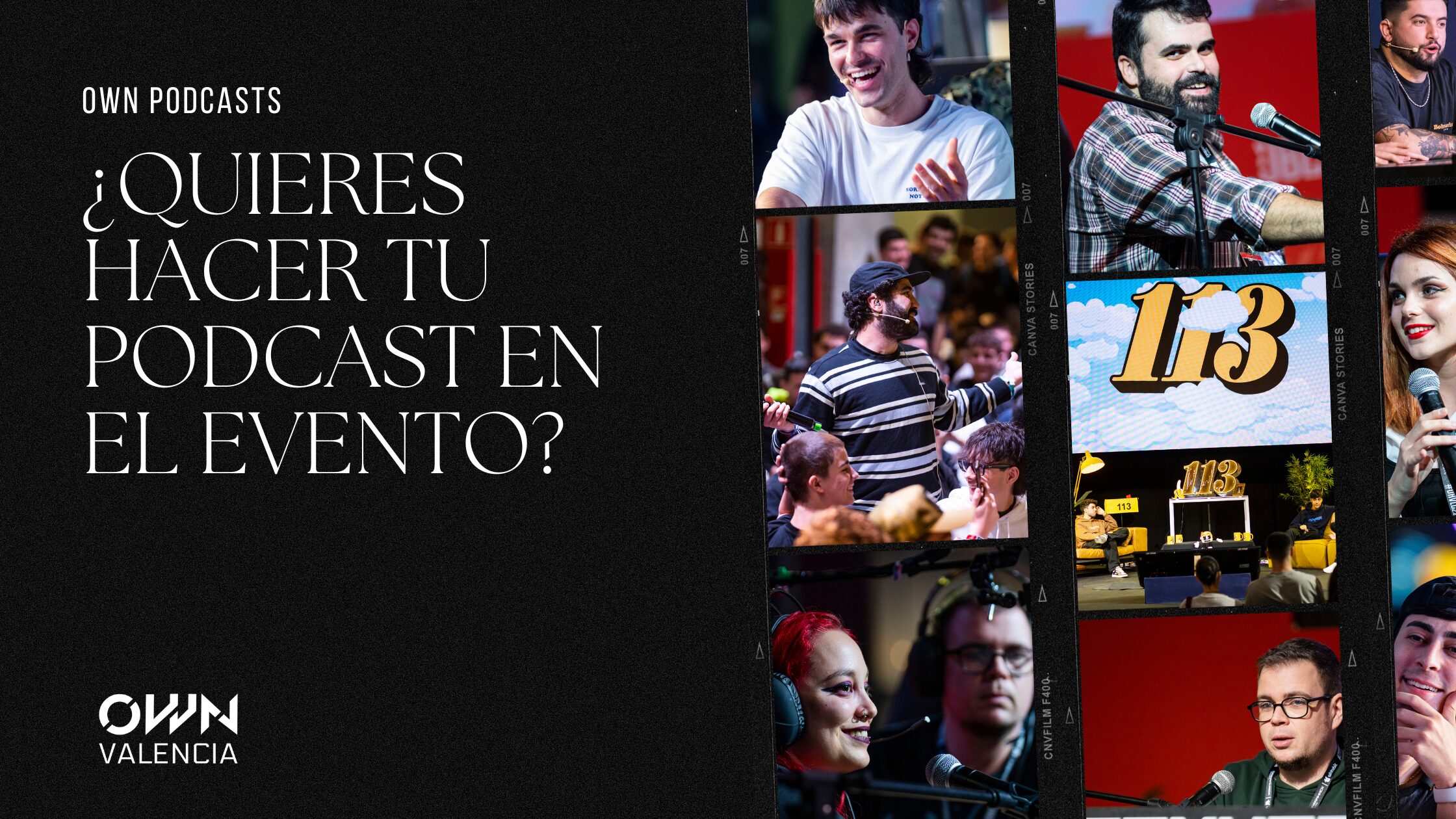 ¿Quieres hacer tu podcast en el evento?